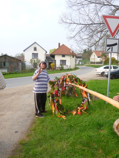 Stavění májky 2013